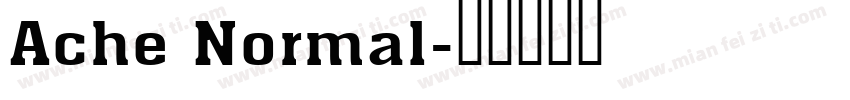 Ache Normal字体转换